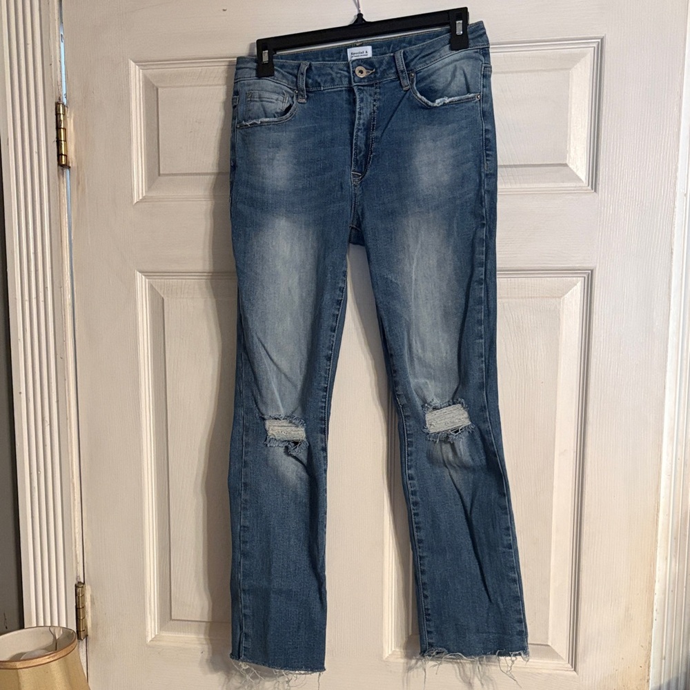Classic Blue Straight Leg Jeans